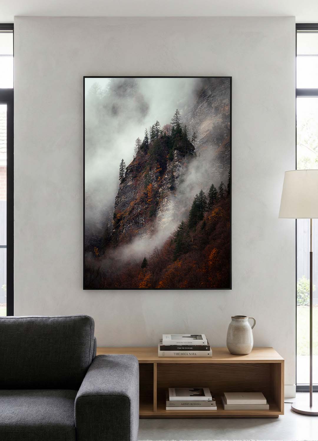 Tirage d'art - Misty Cliffrealm