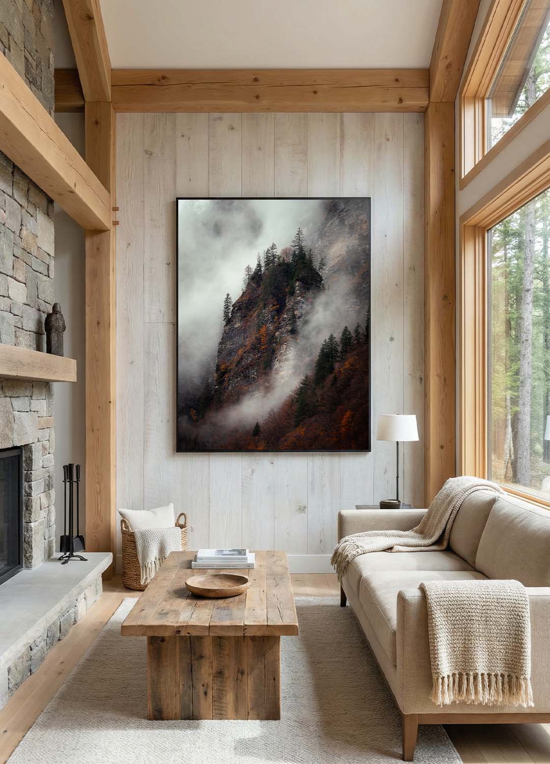 Tirage d'art - Misty Cliffrealm