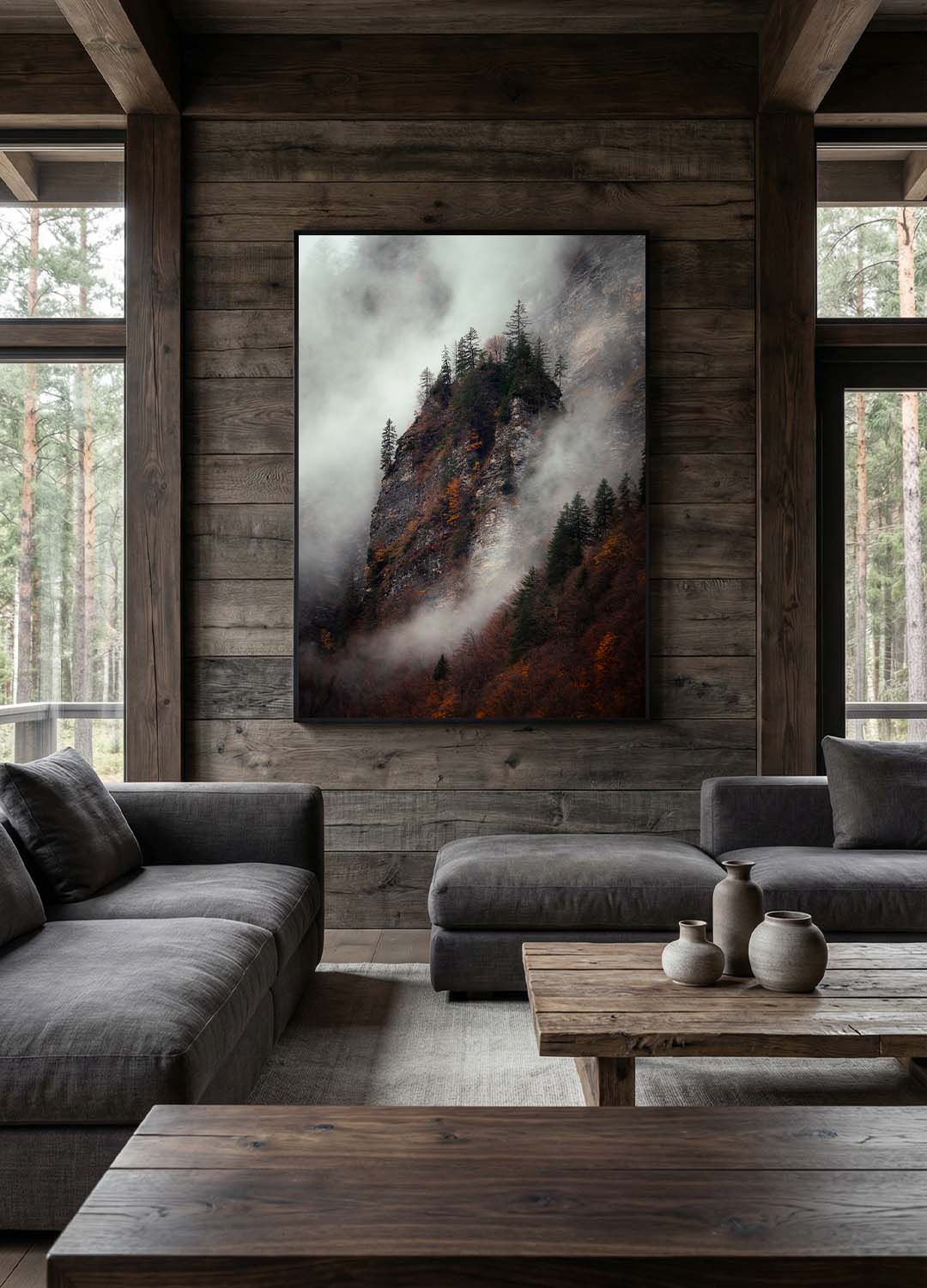 Tirage d'art - Misty Cliffrealm