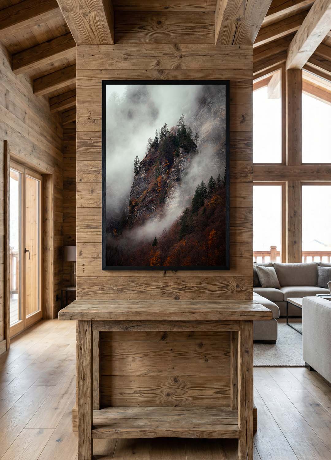 Tirage d'art - Misty Cliffrealm