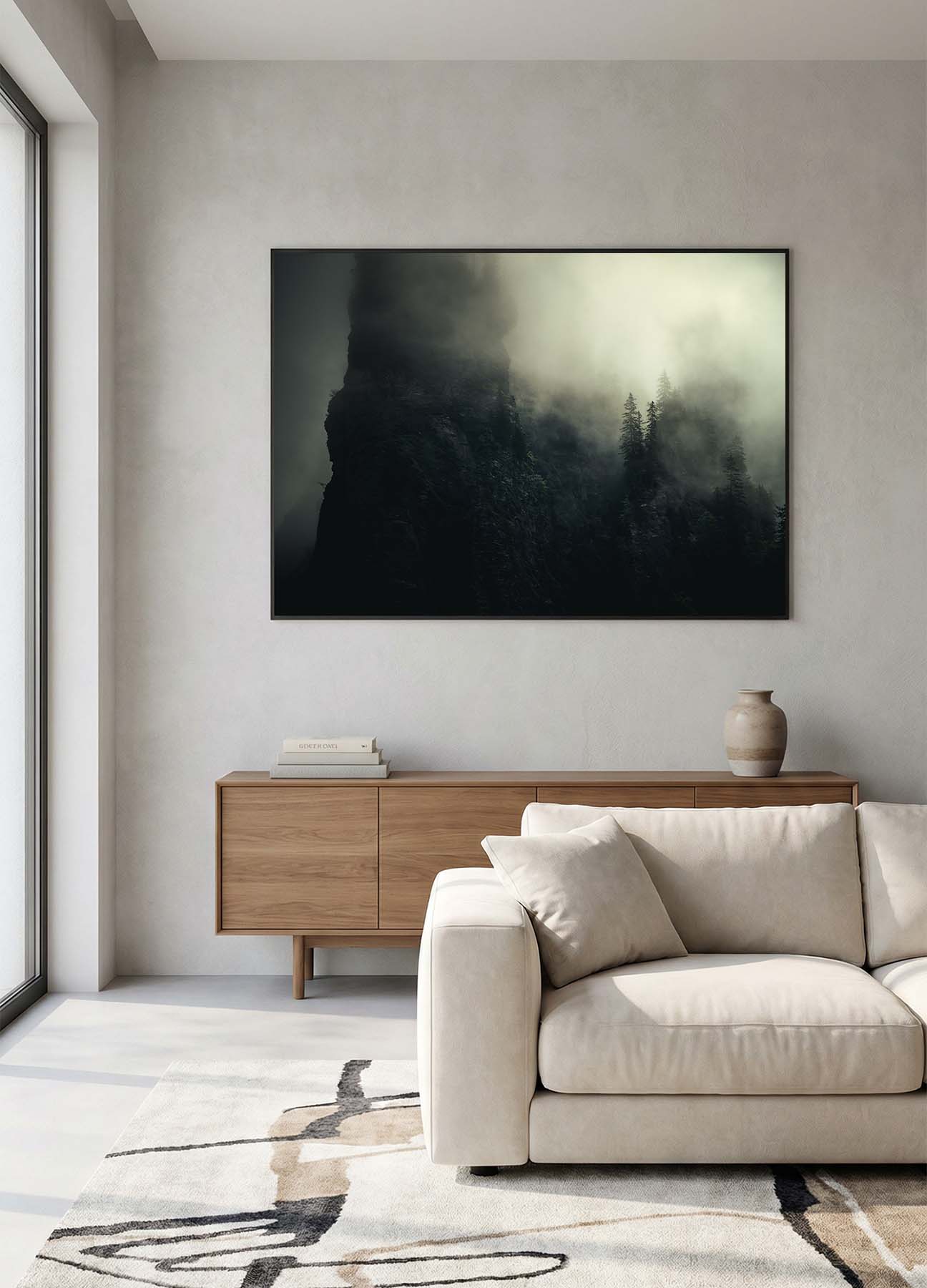 Tirage d'art - Secrets of the Misty Precipice