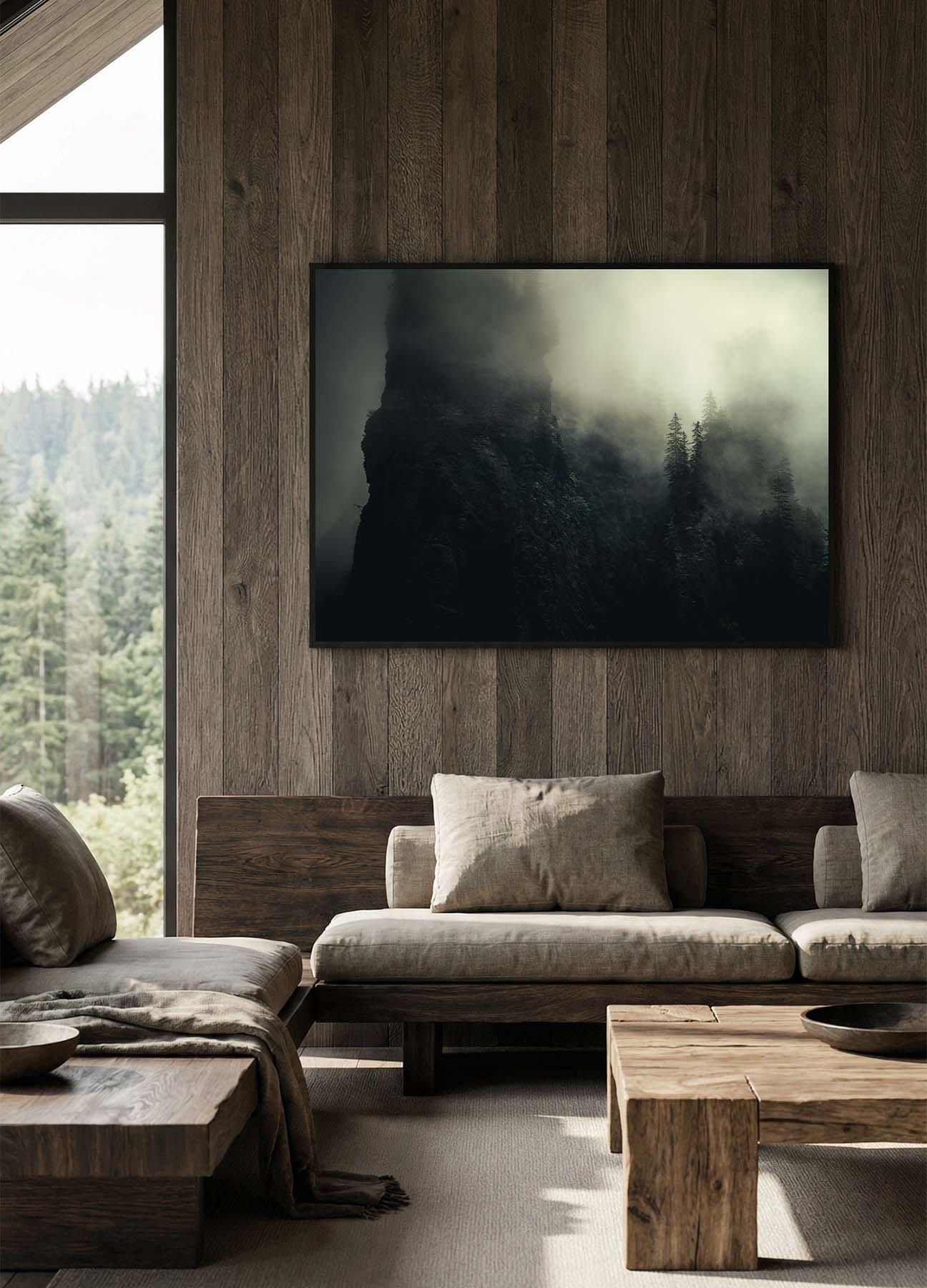 Tirage d'art - Secrets of the Misty Precipice