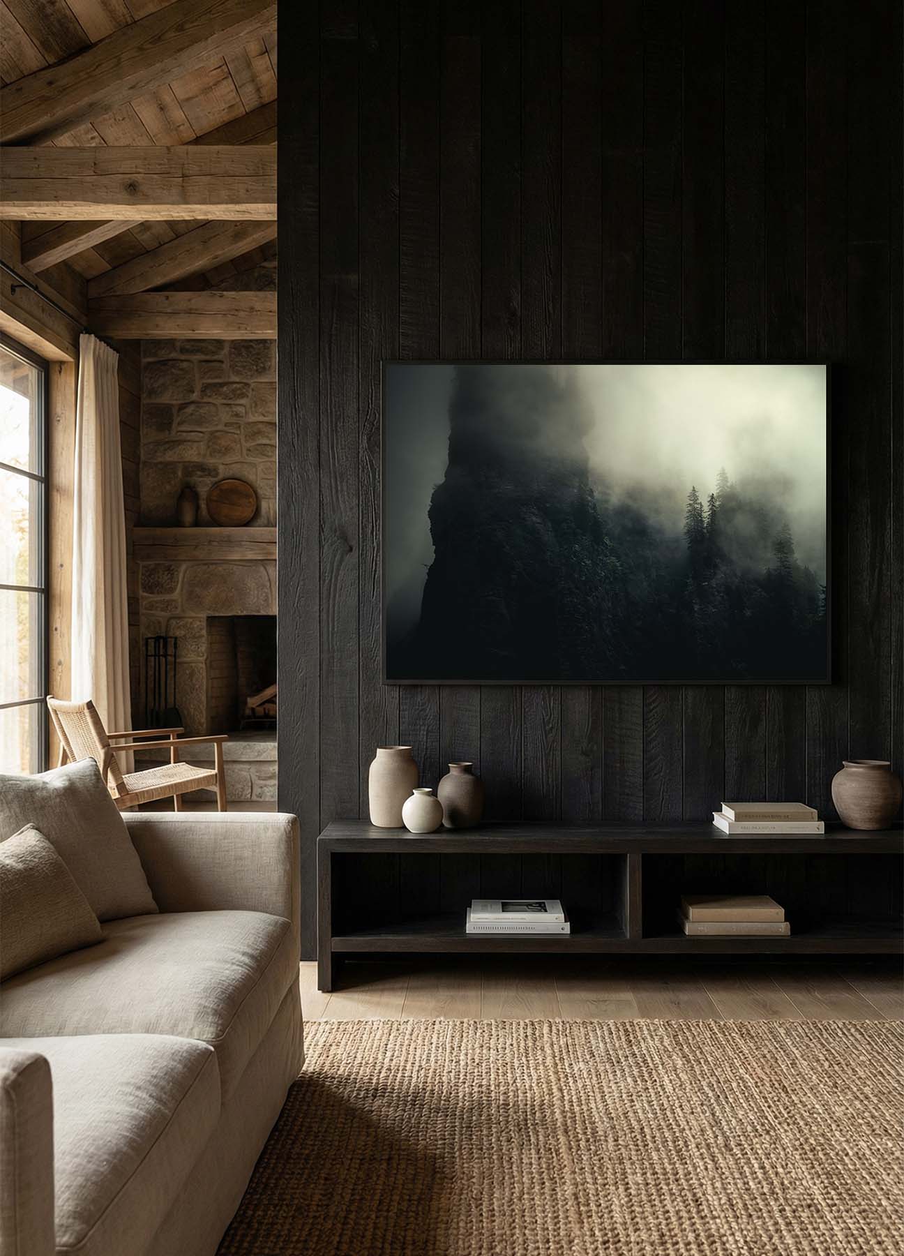 Tirage d'art - Secrets of the Misty Precipice