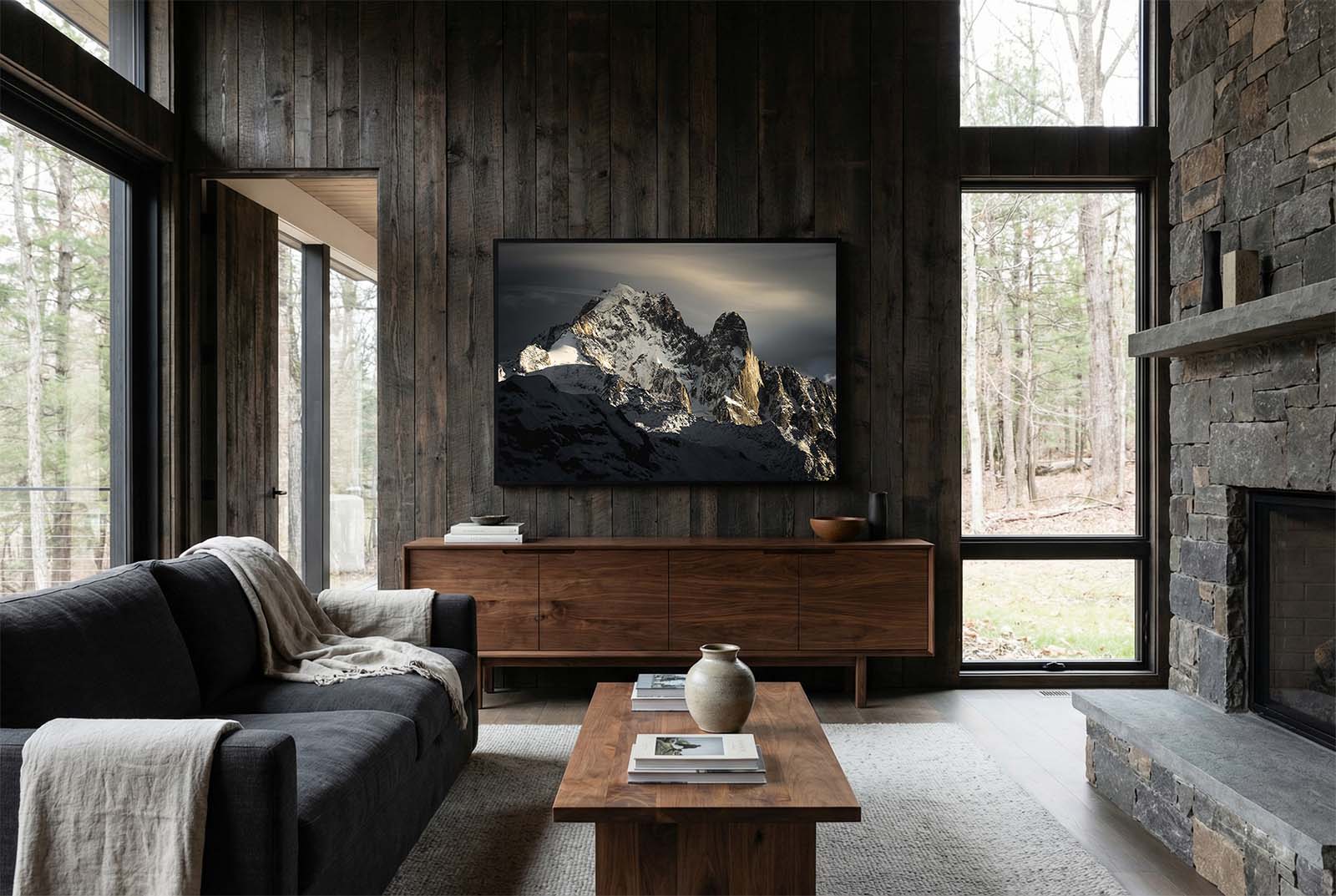 L'Aiguille Verte et Les Drus