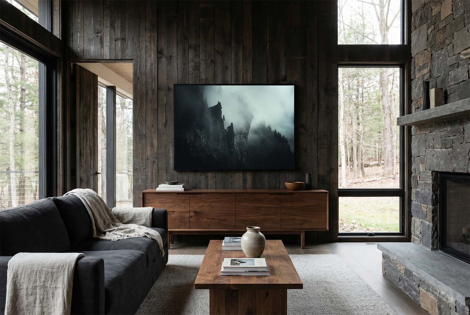 Arbres et falaises #2