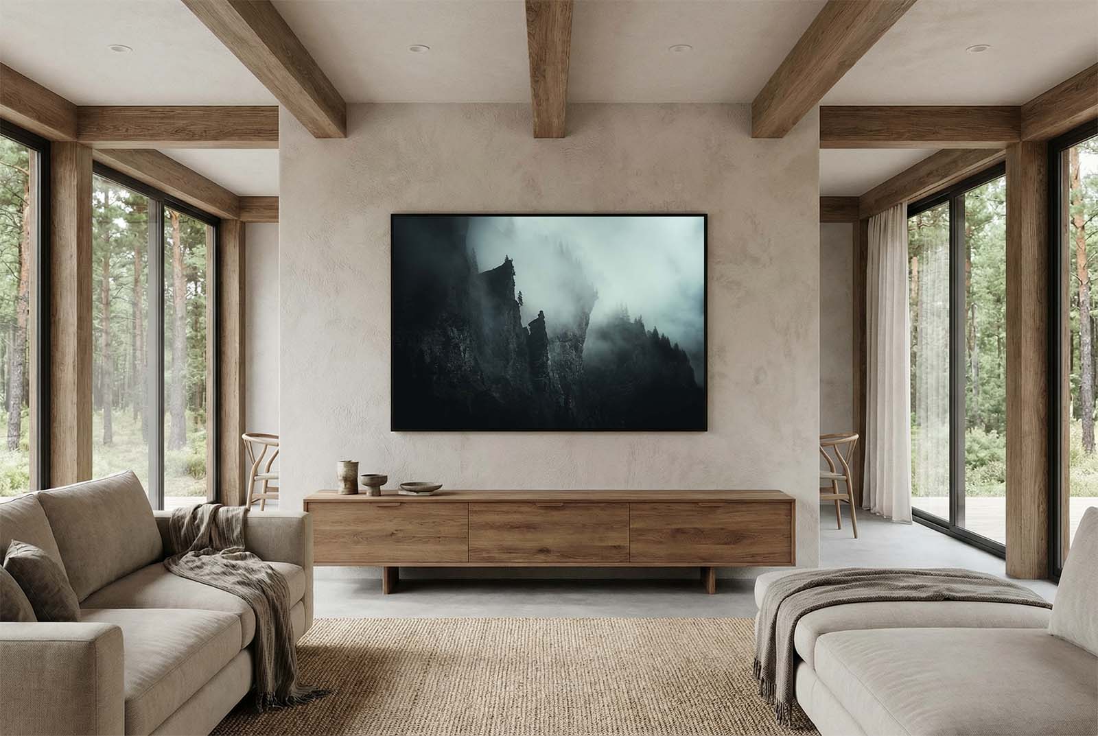 Arbres et falaises #2