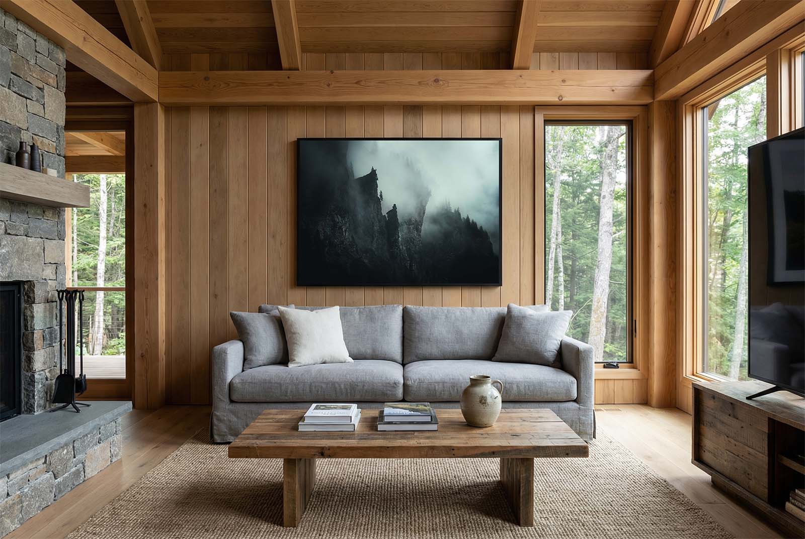 Arbres et falaises #2