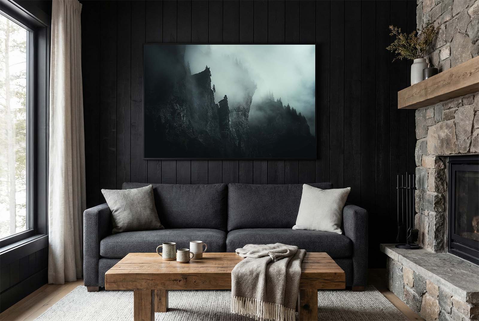 Arbres et falaises #2