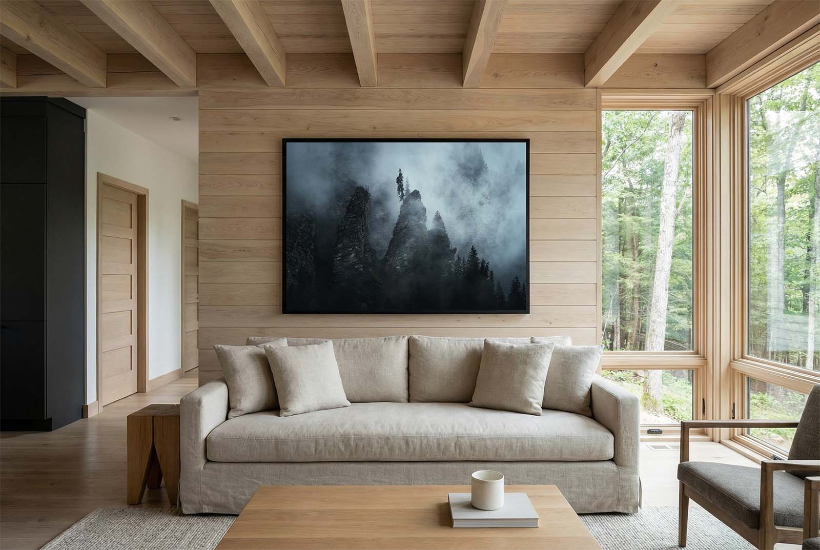 Trees on the Misty Brink