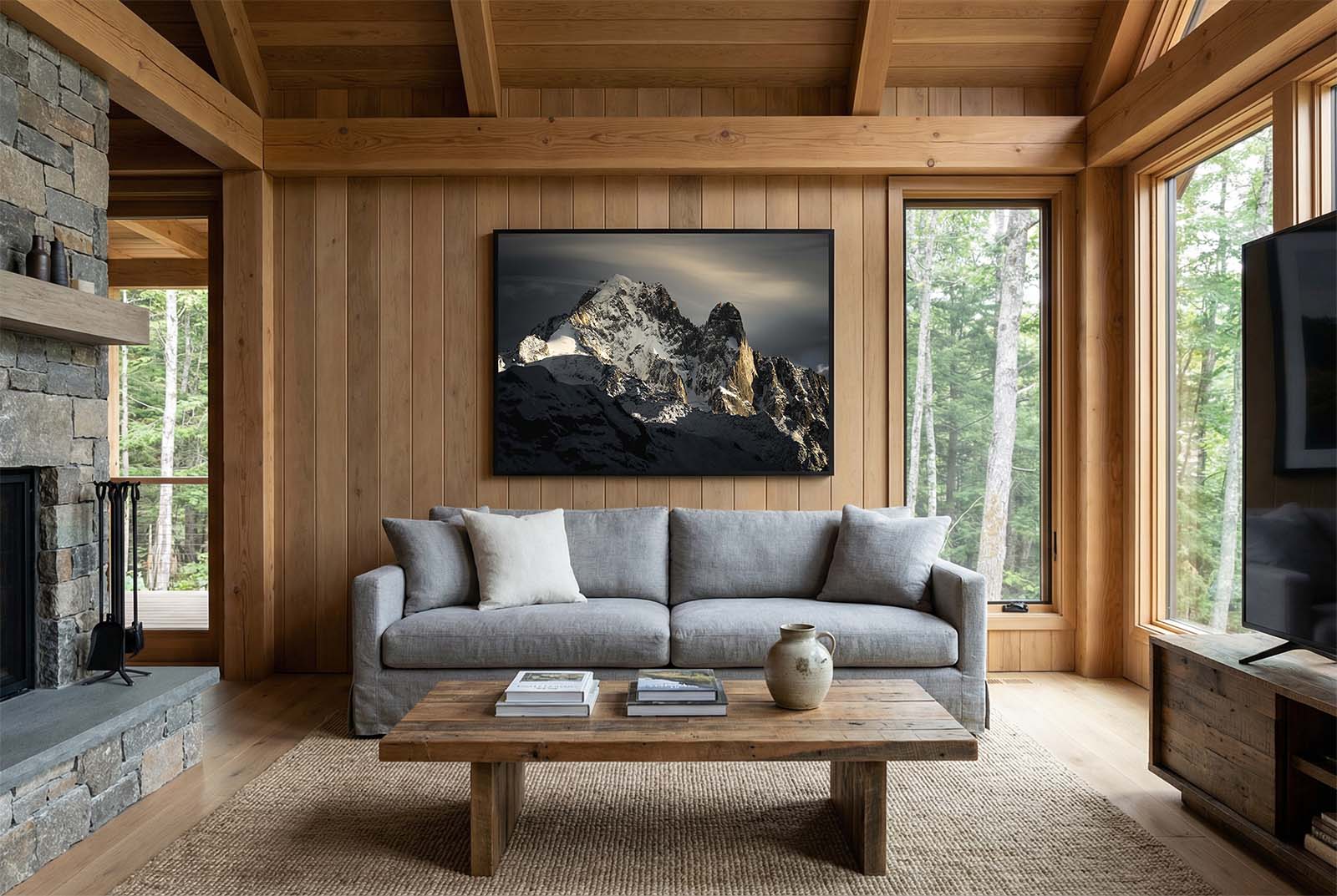 L'Aiguille Verte et Les Drus