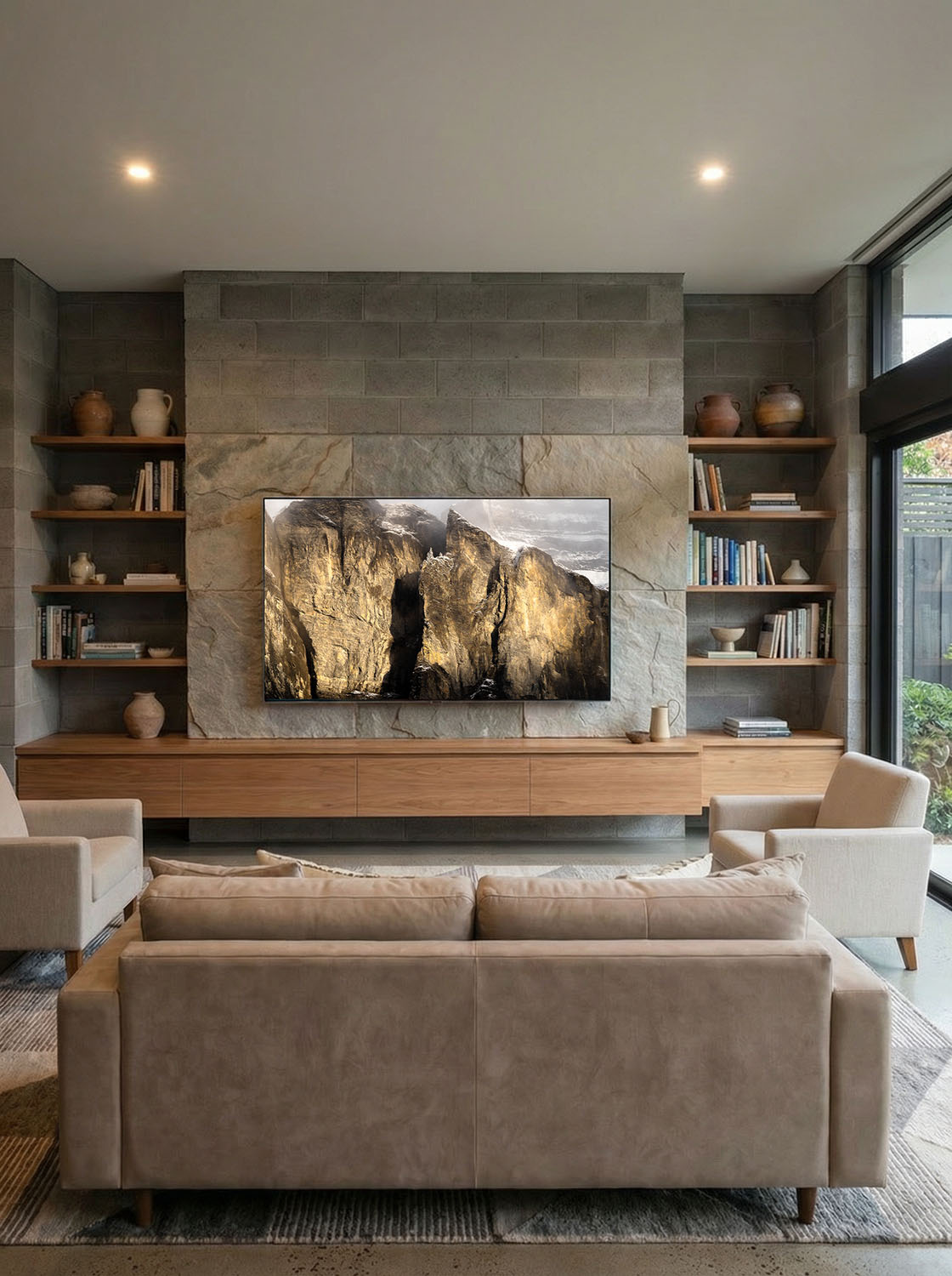 Arbres et falaises (format numérique)